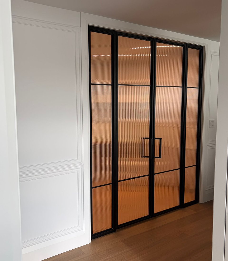Metal fabricated door